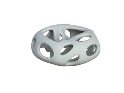 SciFi Cube Object No 64913 Low Poly Shape Low-poly 3D model