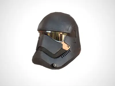 Star Wars Stormtrooper Helmet - Dark Steel Low-poly 3D model
