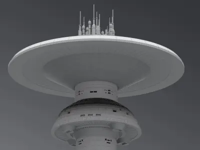 Space Dock Scale model 3D print model