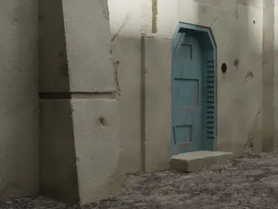 Nevarro Imperial Door 1-12 scale Blackseries 3D print model