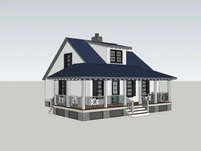 Farmhouse 3D Model 3D model purchase
