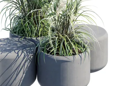 Unity modular seating 3D model