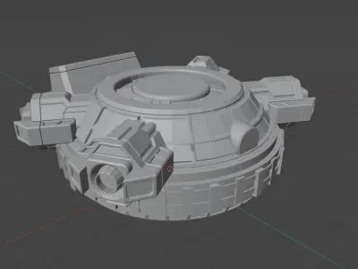 Cryo Chamber 310mm x 190mm With Creature 3D print model