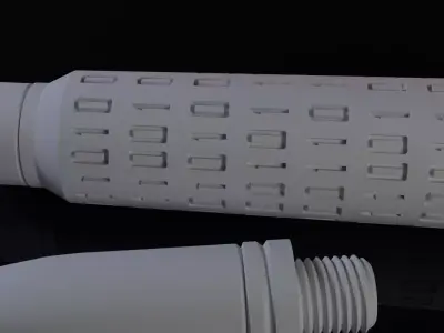 3D Printable A-10 Cyber Bullet 30mm Binary Bullet 3D print model