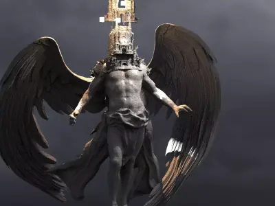 Devine kingdom Arch Angel 4 3D model