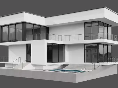 MODERN HOUSE NO22 A 3D model