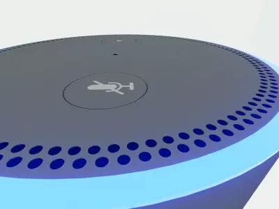 Amazon Echo Voice Controlled Just Ask Smart Home System 3D model