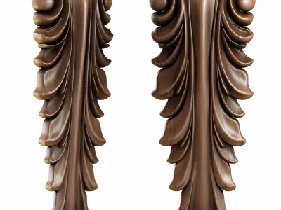 Decor vertical 002 3D model