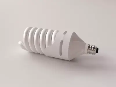 Spiral Bulb 3D model