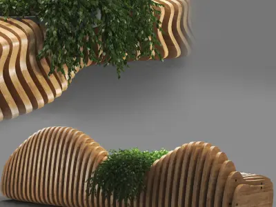 bench737 v3 3D model