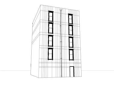 New York Building collection Low-poly 3D model