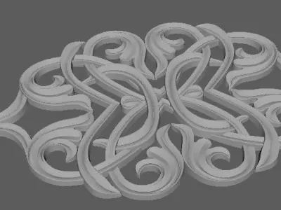 dekor ornament 3D model 72