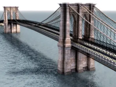 Brooklyn Bridge New York 3D model