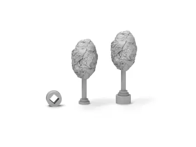 Space Scenery Obstacles for Star Wars Armada and X-Wing 3D print model