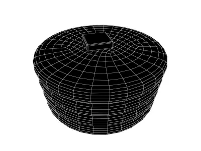 Pancake v4 003 Low-poly 3D model