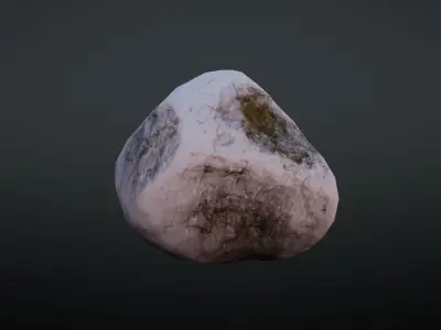 Rock low poly Low-poly 3D model