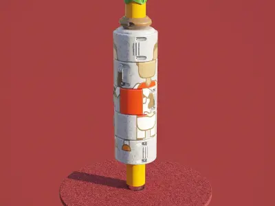 kids playground 3D PUZZLE JJM-1594 3D model