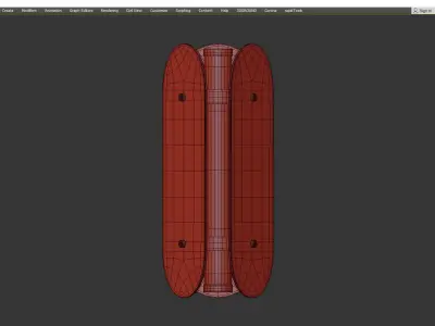 LURE SCONCE Low-poly 3D model