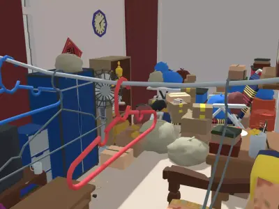 Hoarding Disorder Person House Low-poly 3D model