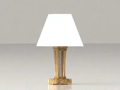Vintage Lamp Low-poly 3D model