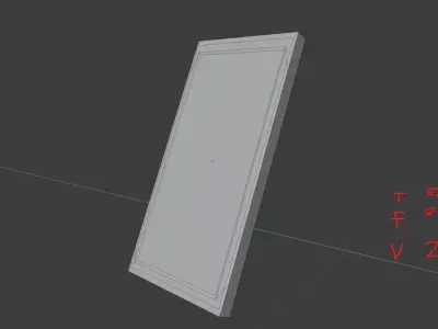 LowPolySmartphone door Low-poly 3D model