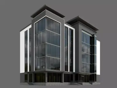 Office Building ID043 3D model