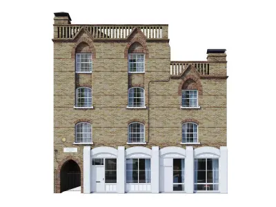Building at old church st 45 London 3D model 3D model