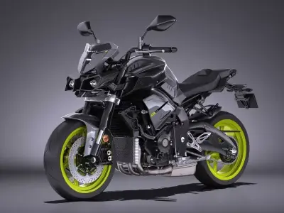 Yamaha MT-10 2016 Bike 3D model