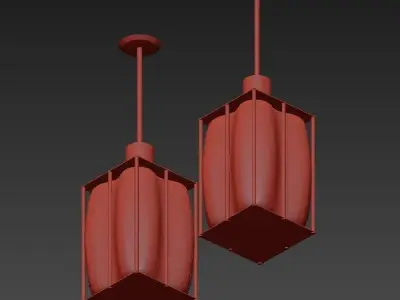 Stained glass ceiling 3D model purchase