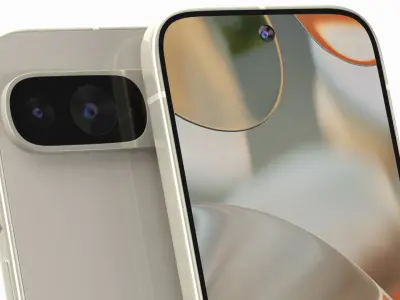 Google Pixel 9 Porcelain 3D model