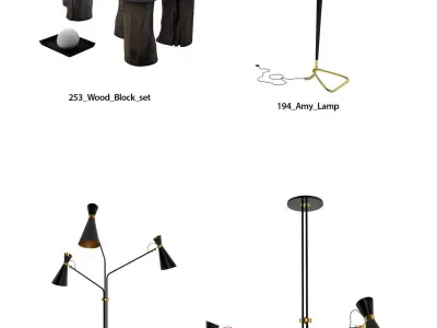 Lamp Package - 28 great looking Lamps 3D model