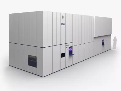 ASML EXE 5000 EUV Lithography machine Low-poly 3D model