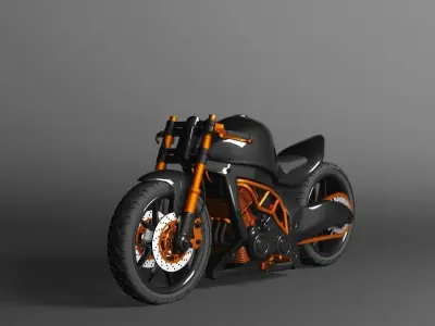 street fighter Low-poly 3D model