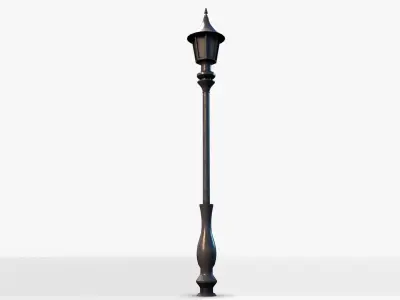 Street Light  Low-poly 3D model