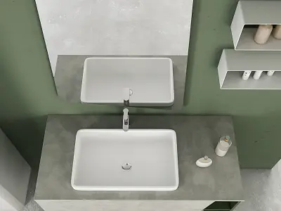 Bathroom furniture set Arcom eLy 3  3D model