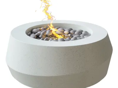 Firetable Spun Eco by Lumacast Low-poly 3D model