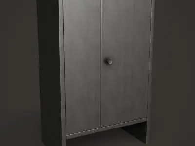 BAGGEBO-Cabinet with door Low-poly 3D model