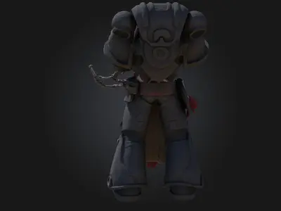  Warrior of the Void  Interdimensional Guardian 3D Model 3D print model