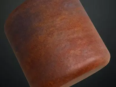 Rusty Industrial Metal Plate PBR Seamless Texture