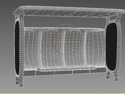 bus stop Low-poly 3D model