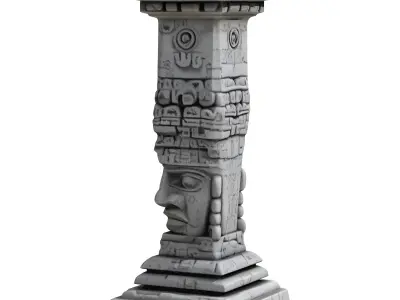 Mayan Pillar  3D print model