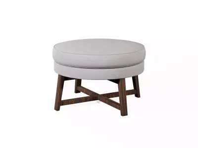 Free Ottoman Free low-poly 3D model