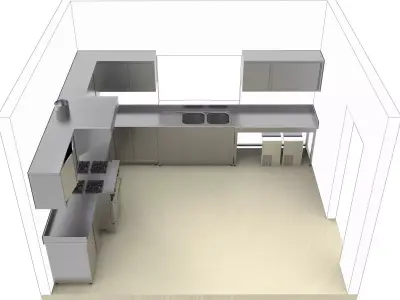 KITCHEN 74 3D model