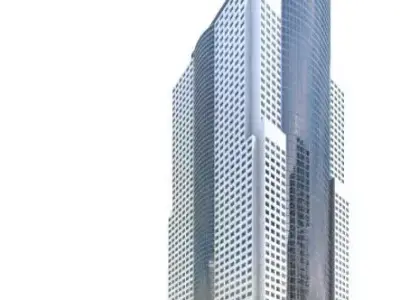 Skyscraper With Multi Buildings 3D model