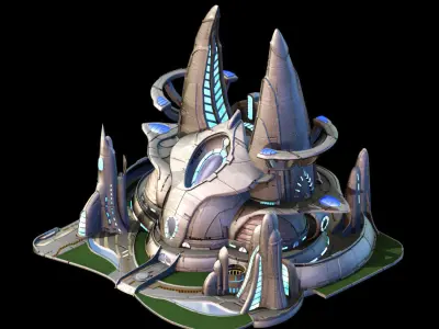 Spacecraft - Terrain Reform Institute 04 3D model
