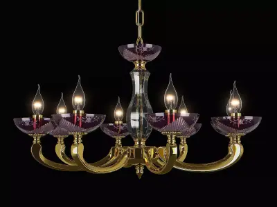 697082 Barcato Osgona Chandelier 3D model