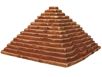 Cartoon Pyramid 3D model