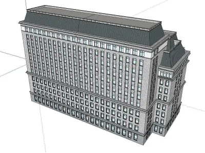 vacation spot-Resort-Fashion Leisure Hotel-0196 3D model