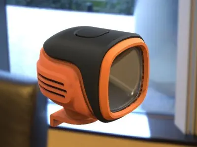 Rechargeable Lamp Search-Light  Head-Light   3D print model