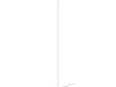 Modern LED Floor Lamp 3D model buy